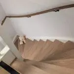 dichte trap gerenoveerd met decor amalfi. Foto van bovenaf