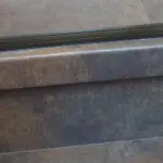 detailfoto traptrede terra met afwerkplint overloop
