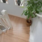 bovenaanzicht op de gerenoveerde trap in arnhem met decor amalfi