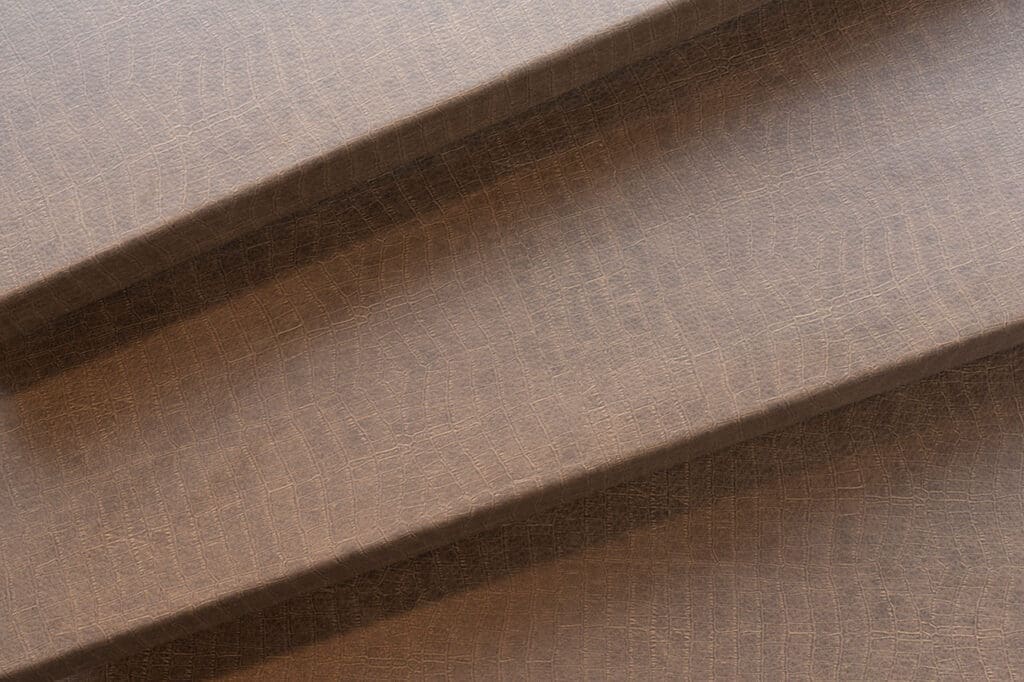 treden bekleed met leatherlook overzettreden